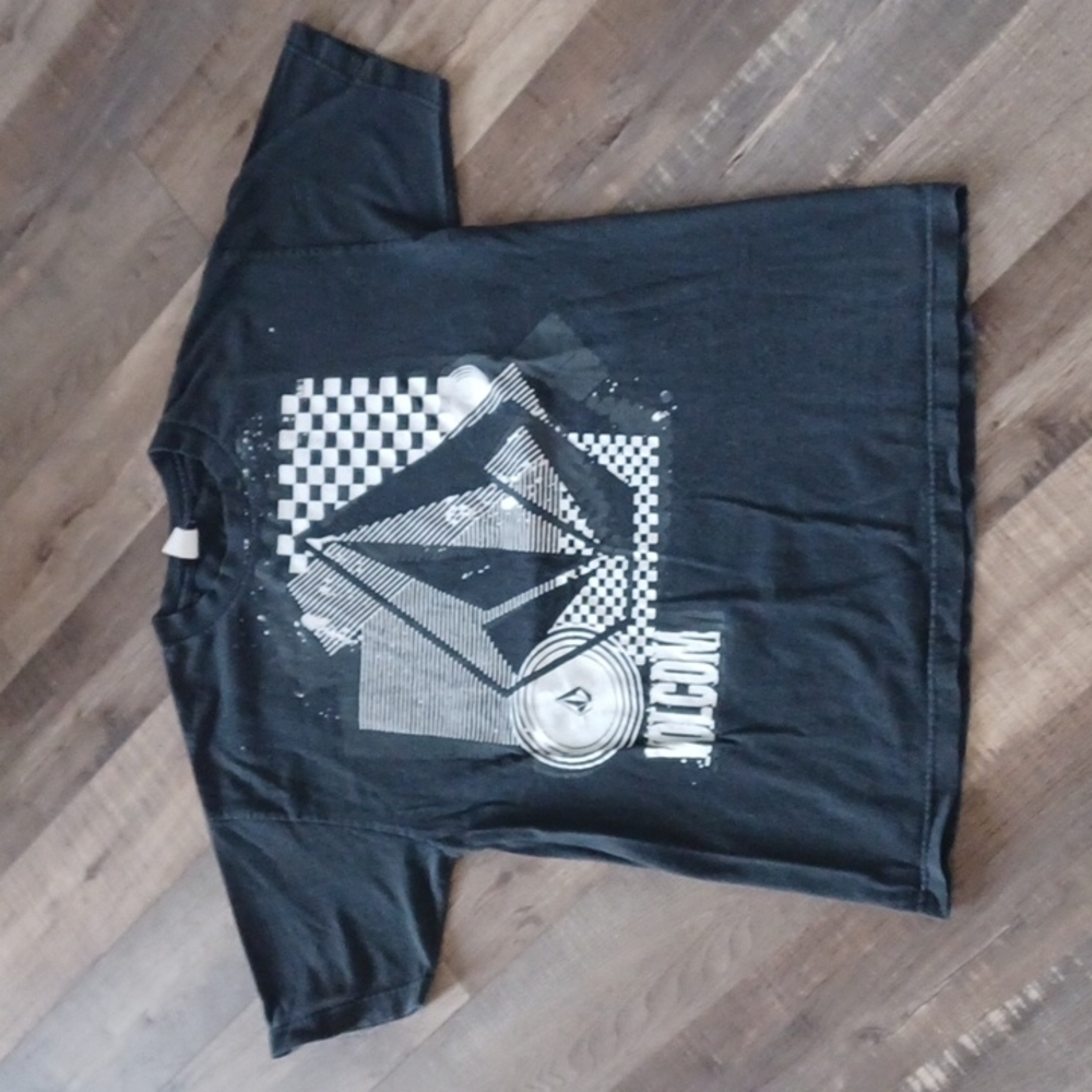 Volcom black graphic men t-shirt size L - Picture 2 of 6